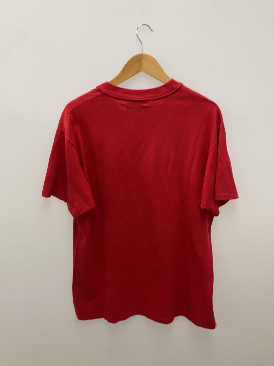 THRASHER◆Tシャツ/L/コットン/RED_画像2