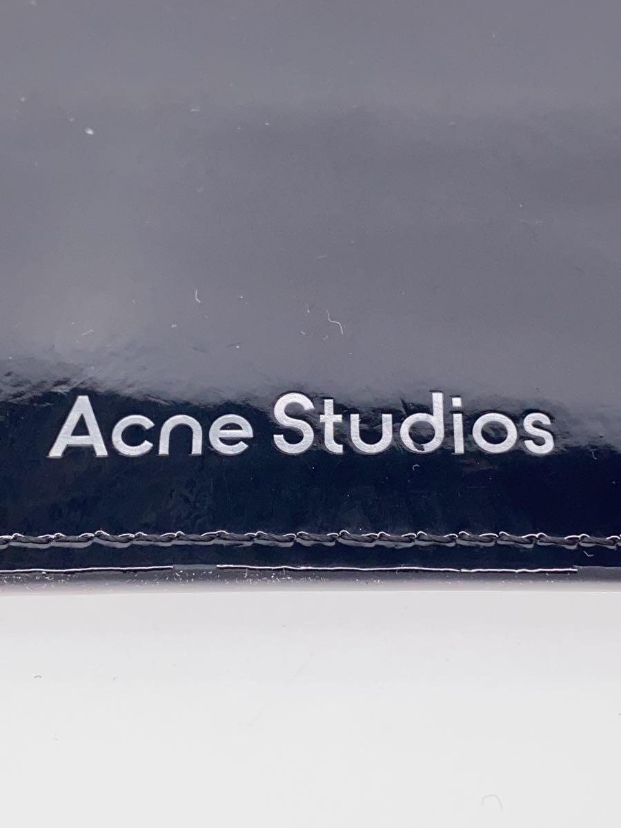 Acne Studios(Acne)◆傷有/フェイス/カードケース/レザー/BLK/レディース_画像3