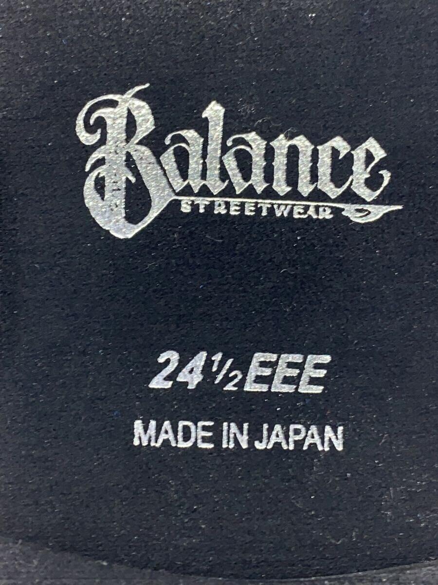 BALANCE STREET WEAR/ブーツ/24.5cm/WHT/状態考慮_画像5