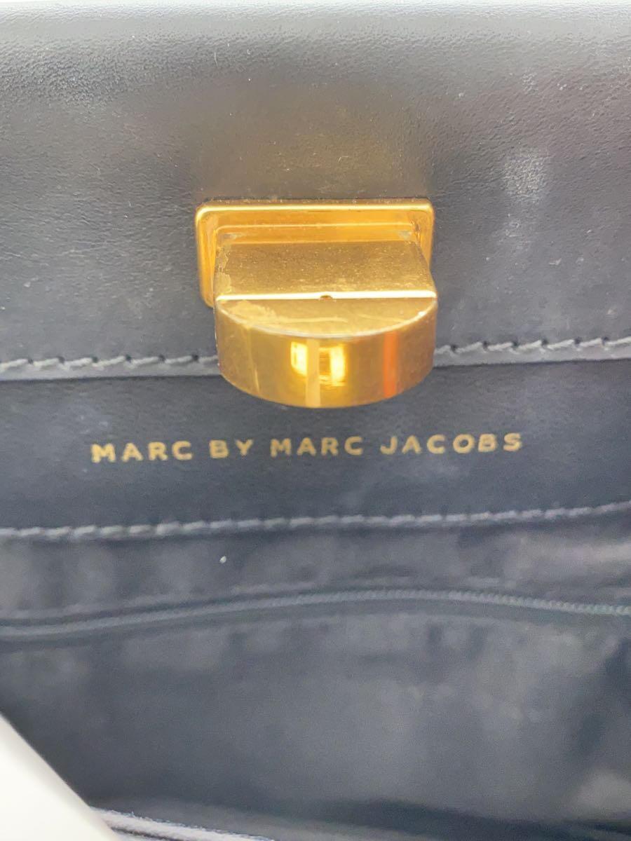 MARC BY MARC JACOBS◆クラッチバッグ/レザー/ブラック_画像5