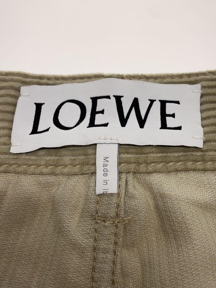 LOEWE◆H526Y04X30/コーデュロイ/ボトム/48/コットン/BEG_画像4