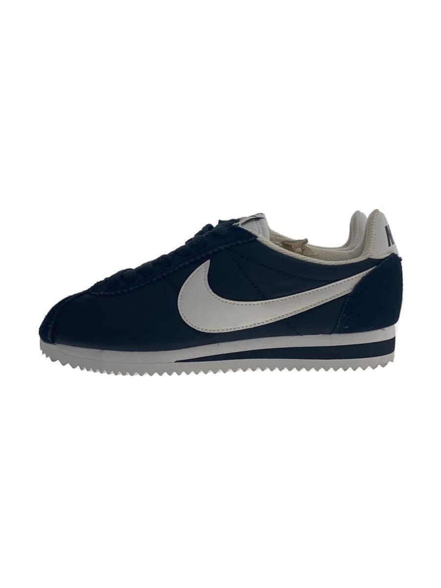 NIKE◆WMNS CLASSIC CORTEZ NYLON/ウィメンズクラシックコルテッツナイロン/ブラック/23cm/BL_画像1