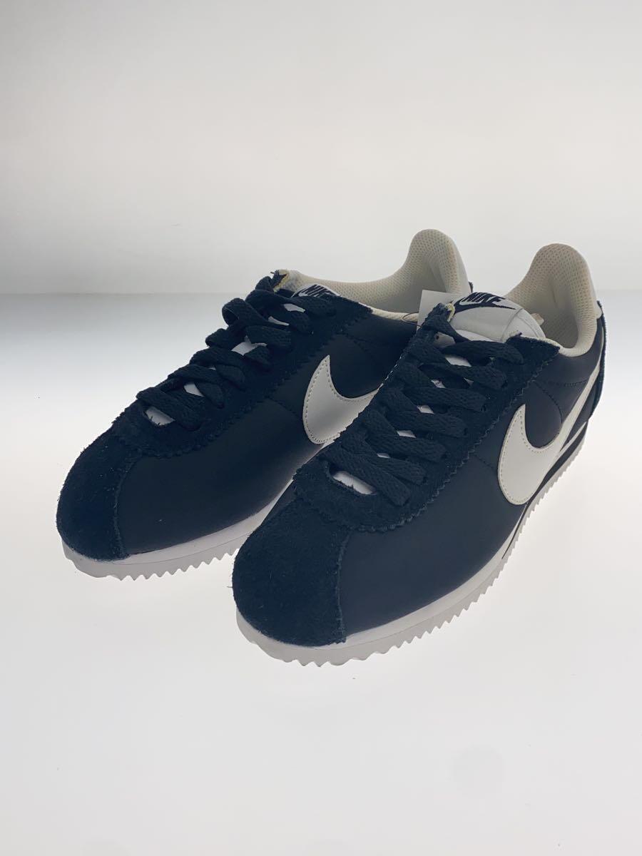 NIKE◆WMNS CLASSIC CORTEZ NYLON/ウィメンズクラシックコルテッツナイロン/ブラック/23cm/BL_画像2