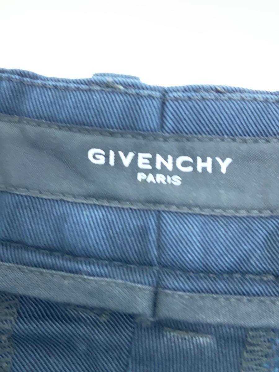 GIVENCHY◆ショートパンツ/38/コットン/NVY_画像4