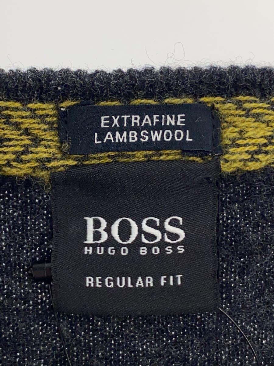 HUGO BOSS◆セーター(薄手)/XL/ウール/GRY_画像3