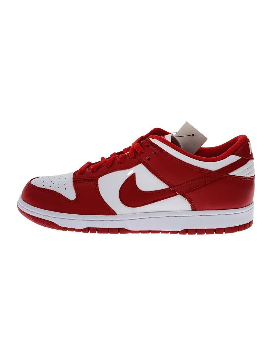 NIKE◆2023/DUNK LOW SP/WHITE/UNIVERSITY RED/28cm/レッド_画像1