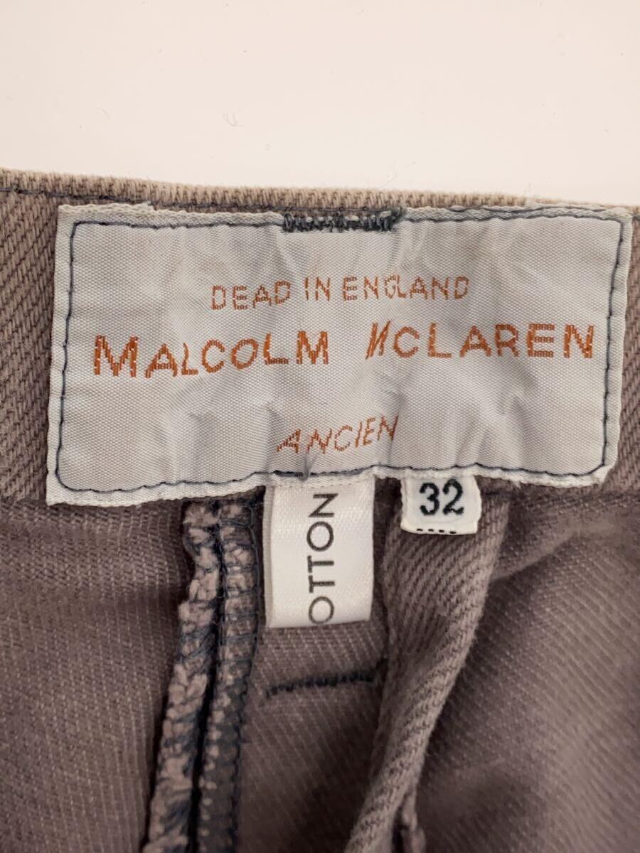 90s/MALCOLM MCLAREN/ボトム/32/コットン/GRYの画像4