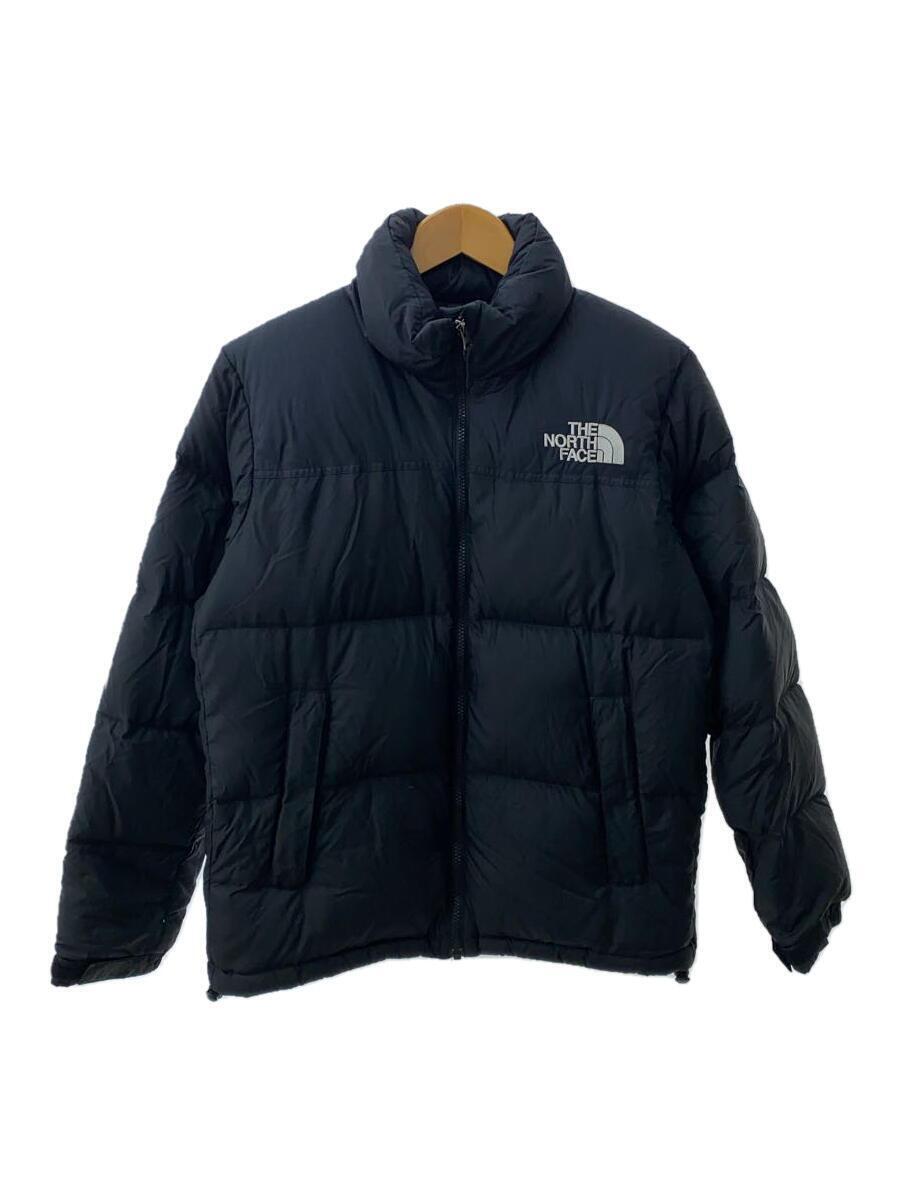 THE NORTH FACE◆NUPTSE DOWN JKT_ヌプシダウンジャケット/S/ナイロン/BLK/無地_画像1