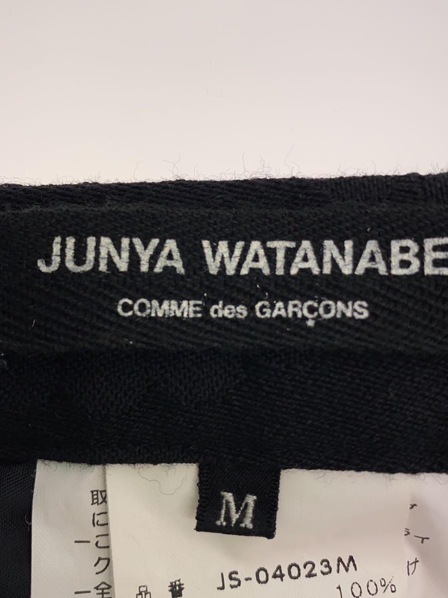 JUNYA WATANABE COMME des GARCONS◆ロングスカート/AD1999/M/ウール/BLK/総柄/JS-04023M_画像4