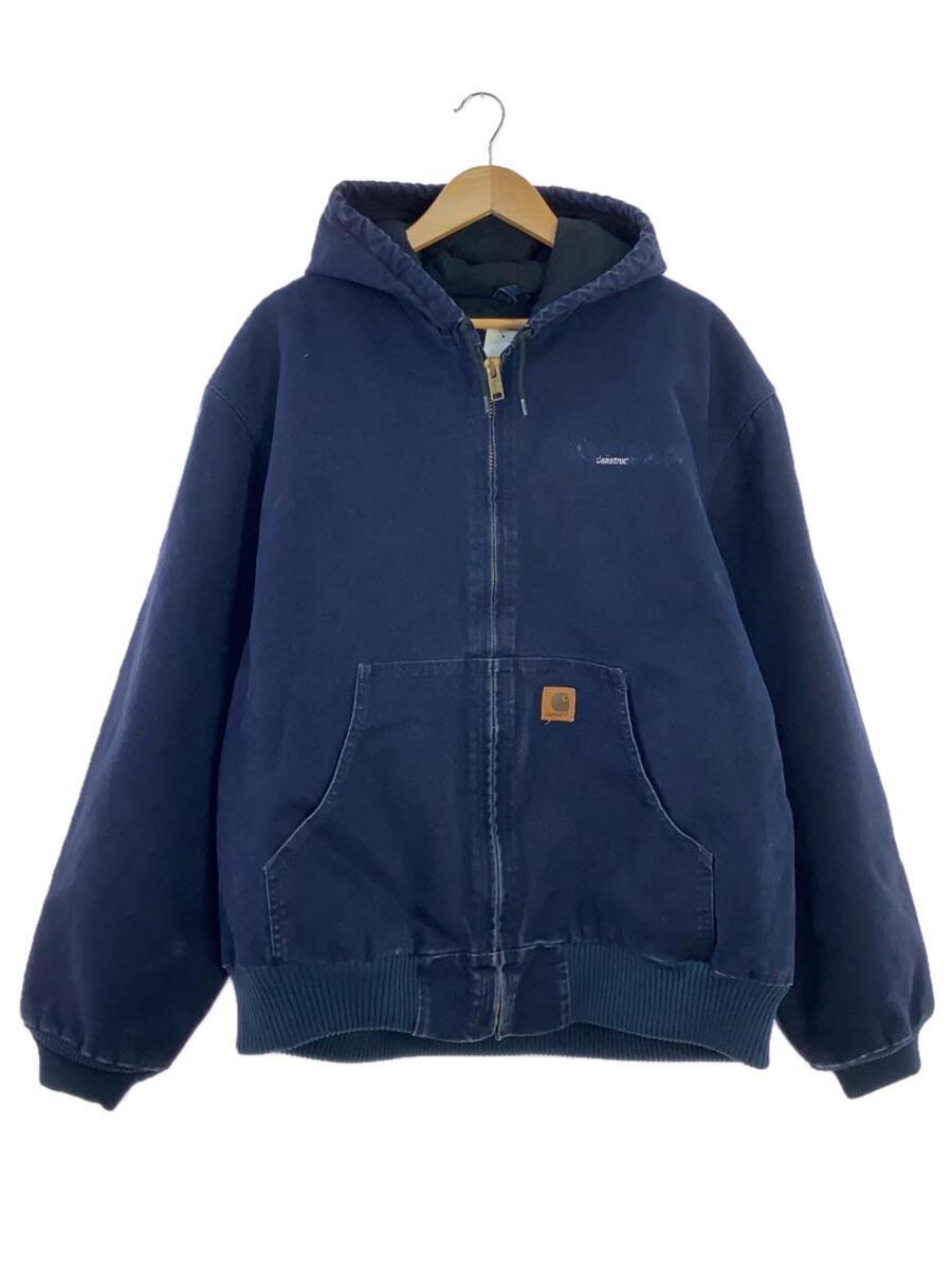 Carhartt◆construc/ACTIVE JACKET/アクティブジャケット/XL/コットン/NVY/無地_画像1