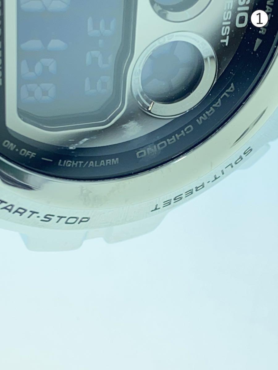 CASIO◆クォーツ腕時計_G-SHOCK/デジタル/ラバー/SLV/BLK//_画像7