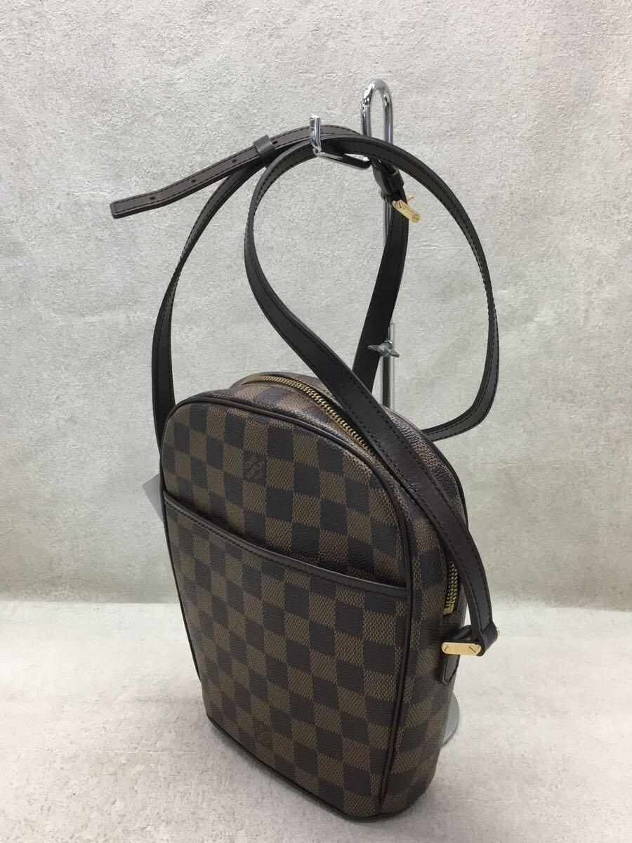 LOUIS VUITTON◆イパネマPM_ダミエ・エベヌ_BRW/PVC/BRW//_画像2