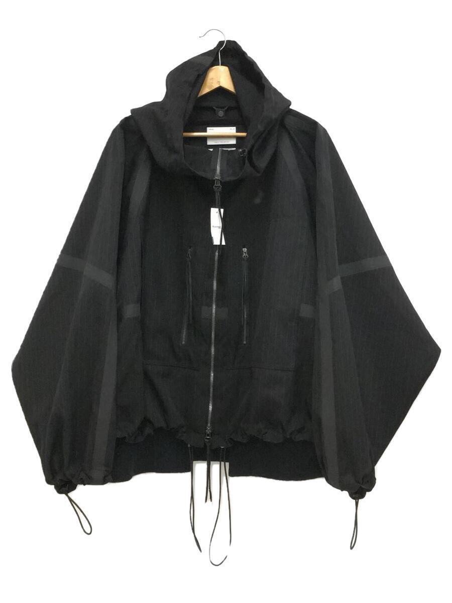 Graphpaper◆ジャケット/2/ウール/BLK/022-sj-001-gp/SOUMO for Graphpaper Hooded//_画像1