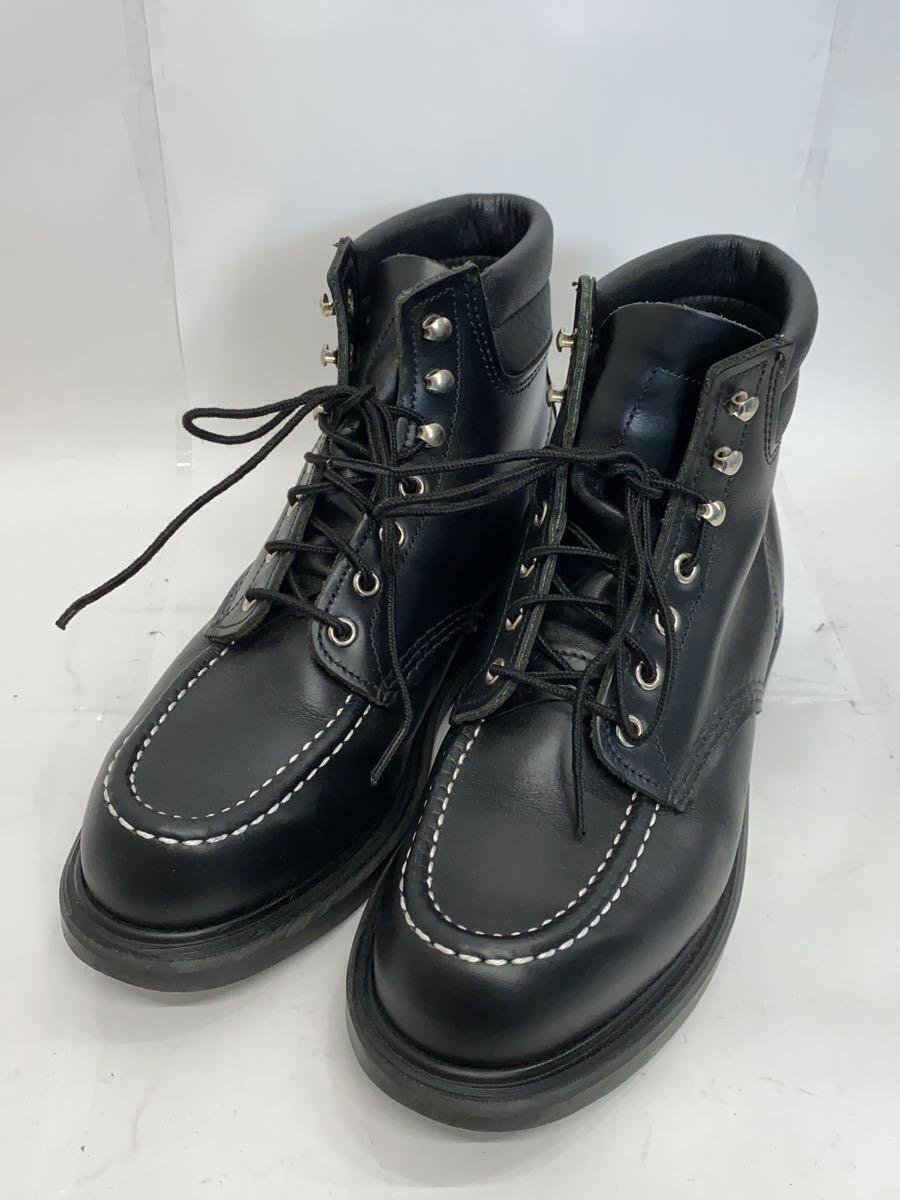 RED WING◆ブーツ/26cm/BLK/レザー/8133//_画像2