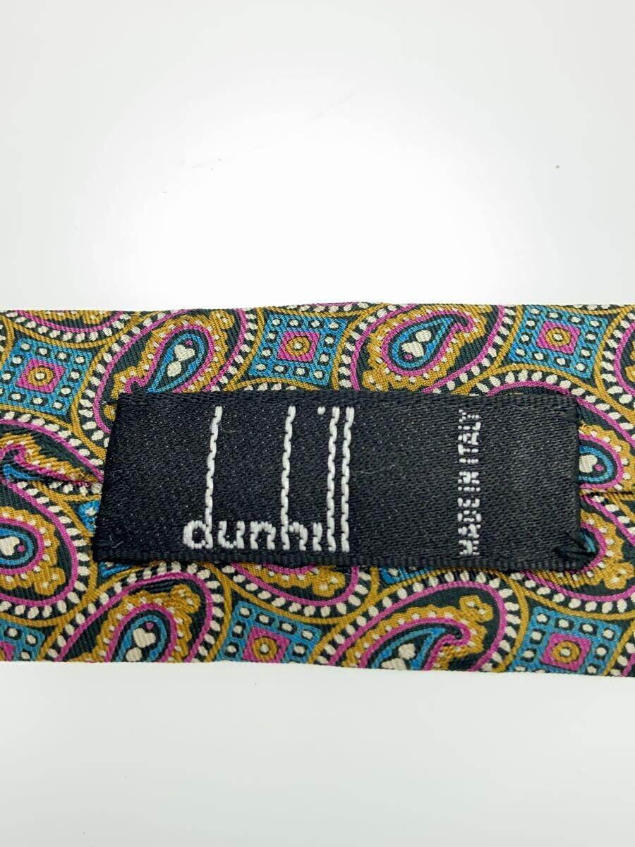 dunhill◆ネクタイ/シルク/マルチカラー/ペーズリー/メンズ_画像3