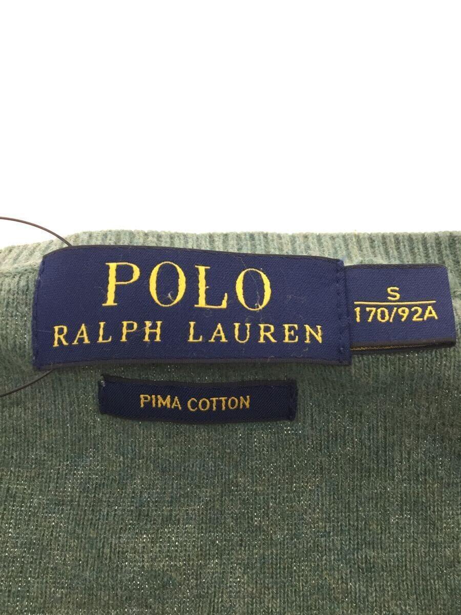 POLO RALPH LAUREN◆セーター(薄手)/S/コットン/GRN/1852608FZ//_画像3