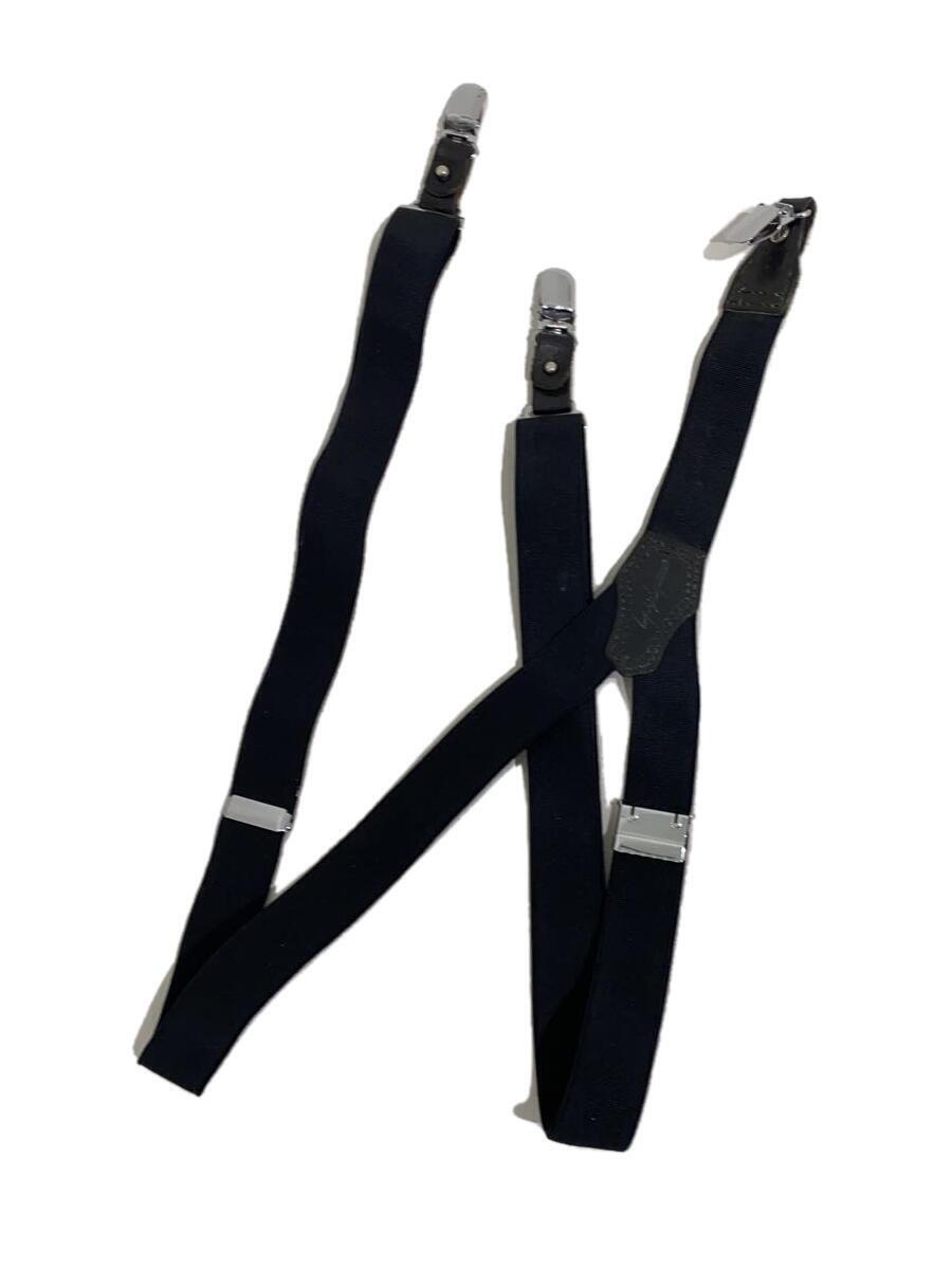 YOHJI YAMAMOTO◆SUSPENDERS/サスペンダー/服飾雑貨/ブラック/メンズ//_画像1