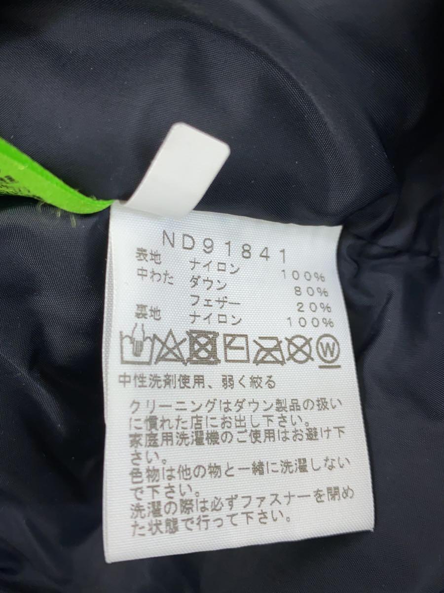 THE NORTH FACE◆NUPTSE JACKET_ヌプシジャケット/L/ナイロン/BLK/無地/ND91841_画像4