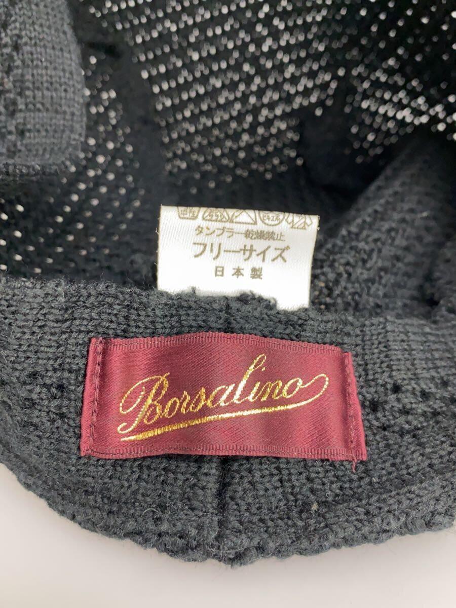 Borsalino◆ハンチング/FREE/コットン/BLK/メンズ/BX487-10A00_画像5