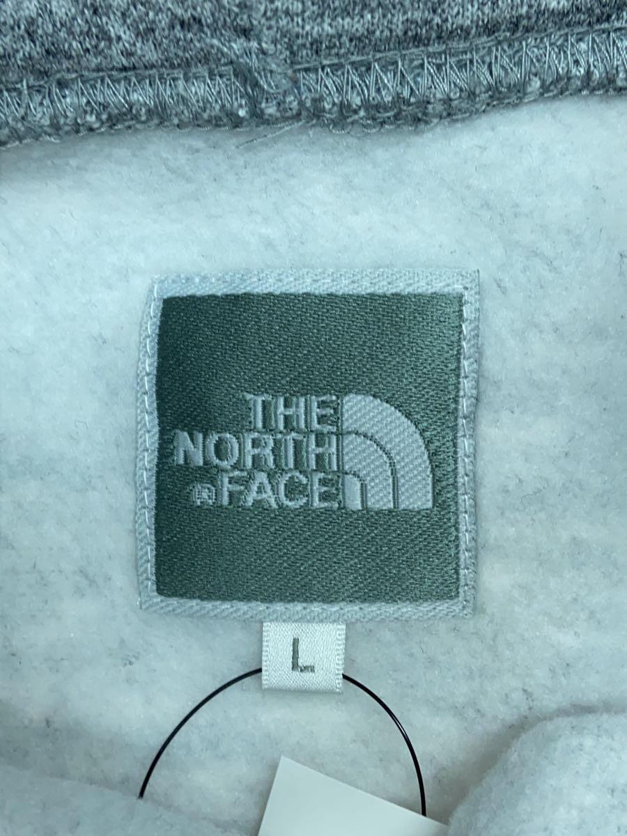 THE NORTH FACE◆HEATHER SWEAT HOODIE_ヘザースウェットフーディ/L/コットン/GRY/無地_画像3