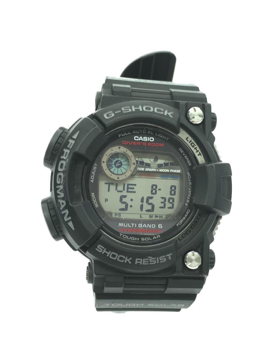 CASIO◆ソーラー腕時計・G-SHOCK/デジタル/ラバー/BLK/BLK//の画像1