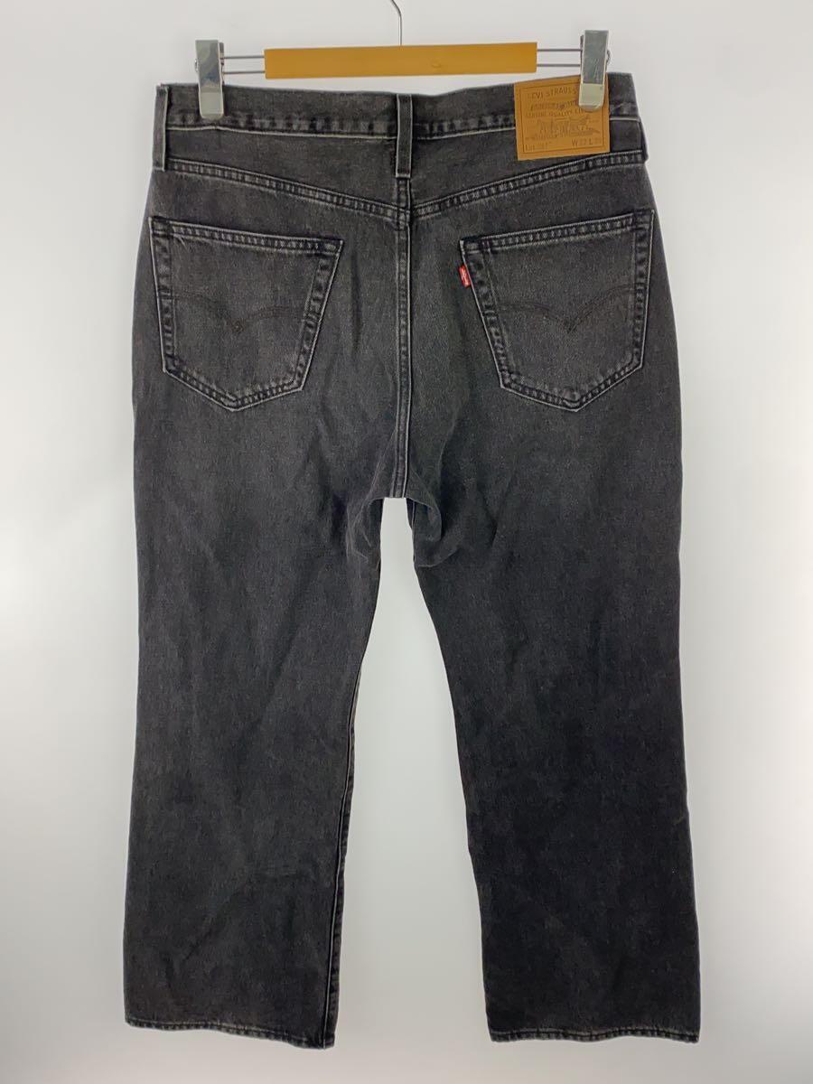 Levi’s◆567 Stay Loose Flare ボトム/32/コットン/BLK/無地/PC9-A4718-0002_画像2