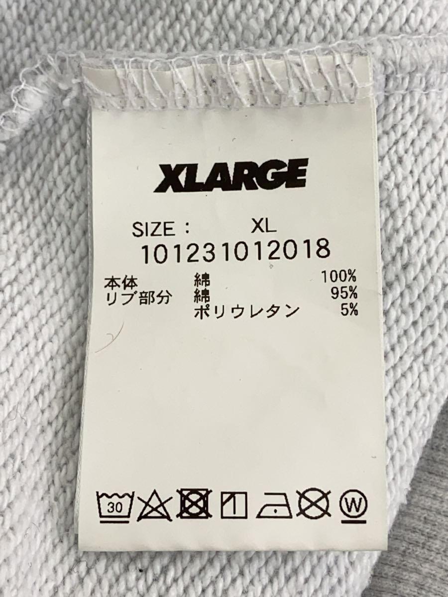 X-LARGE◆スウェット/XL/コットン/GRY/無地/101231012018_画像4
