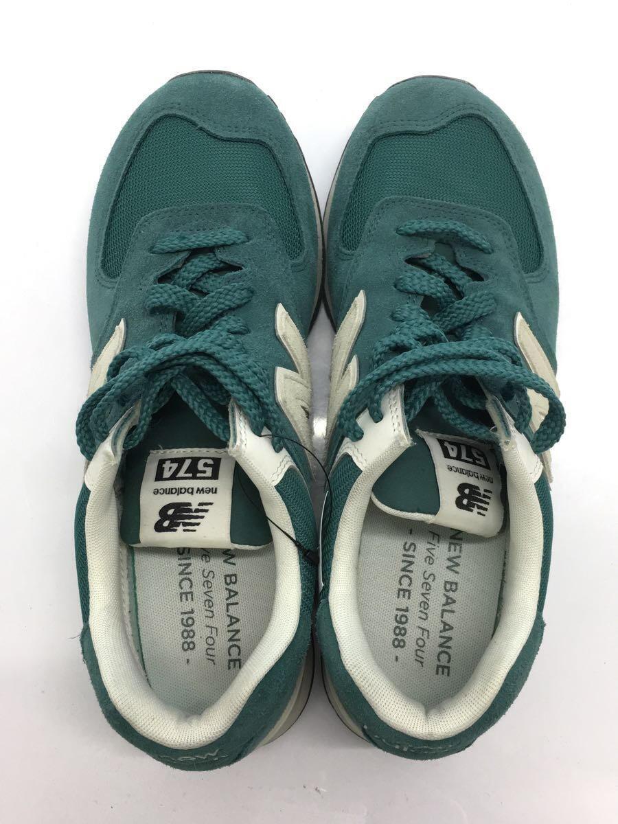 NEW BALANCE◆ローカットスニーカー/27cm/グリーン/スウェード/U574RG2_画像3