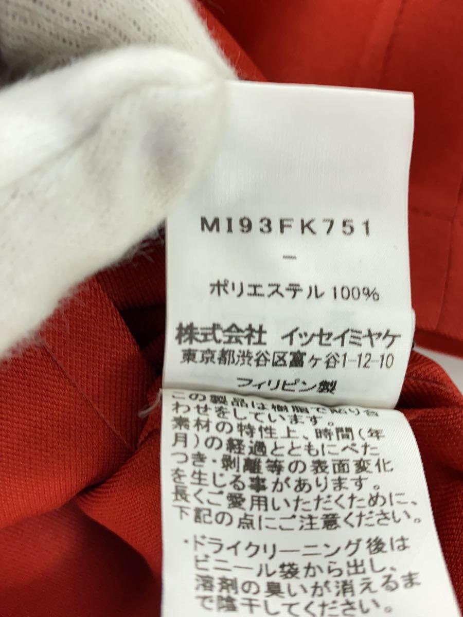 me ISSEY MIYAKE◆半袖ブラウス/-/-/RED/M193FK751_画像4