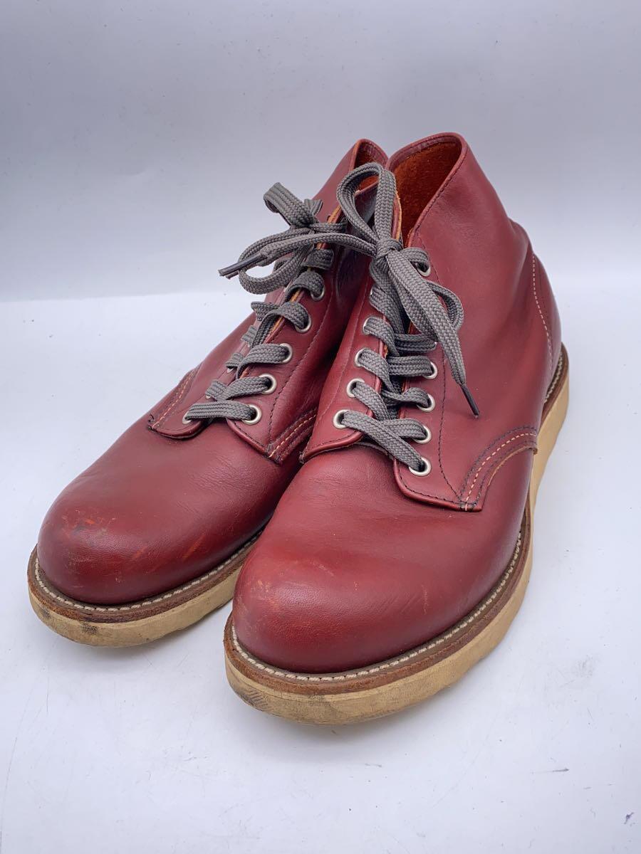 RED WING◆6インチクラシックラウンドブーツ/US8/レッドブラウン/オロラセット/レザー/8166/レッドウィングの画像2