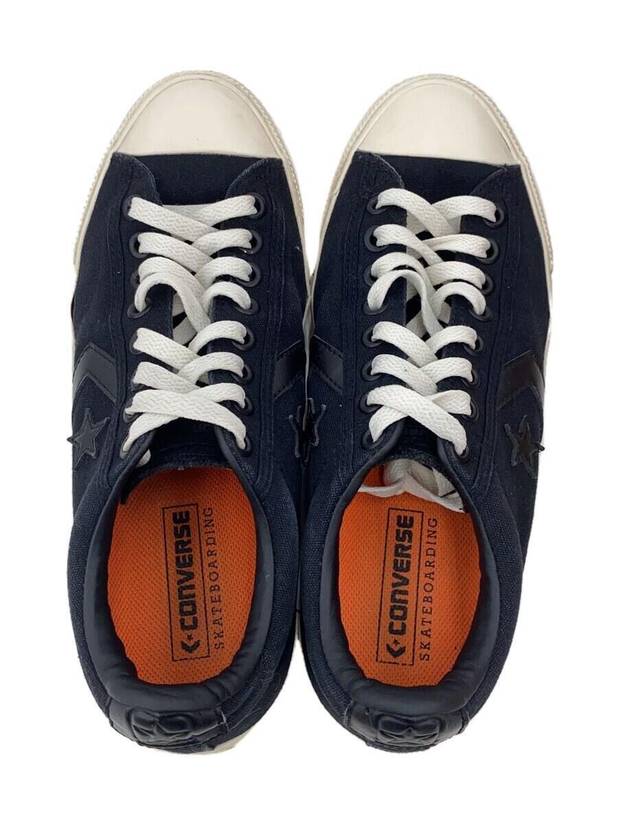 CONVERSE◆ローカットスニーカー/27cm/BLK/キャンバス/1SD104//_画像3