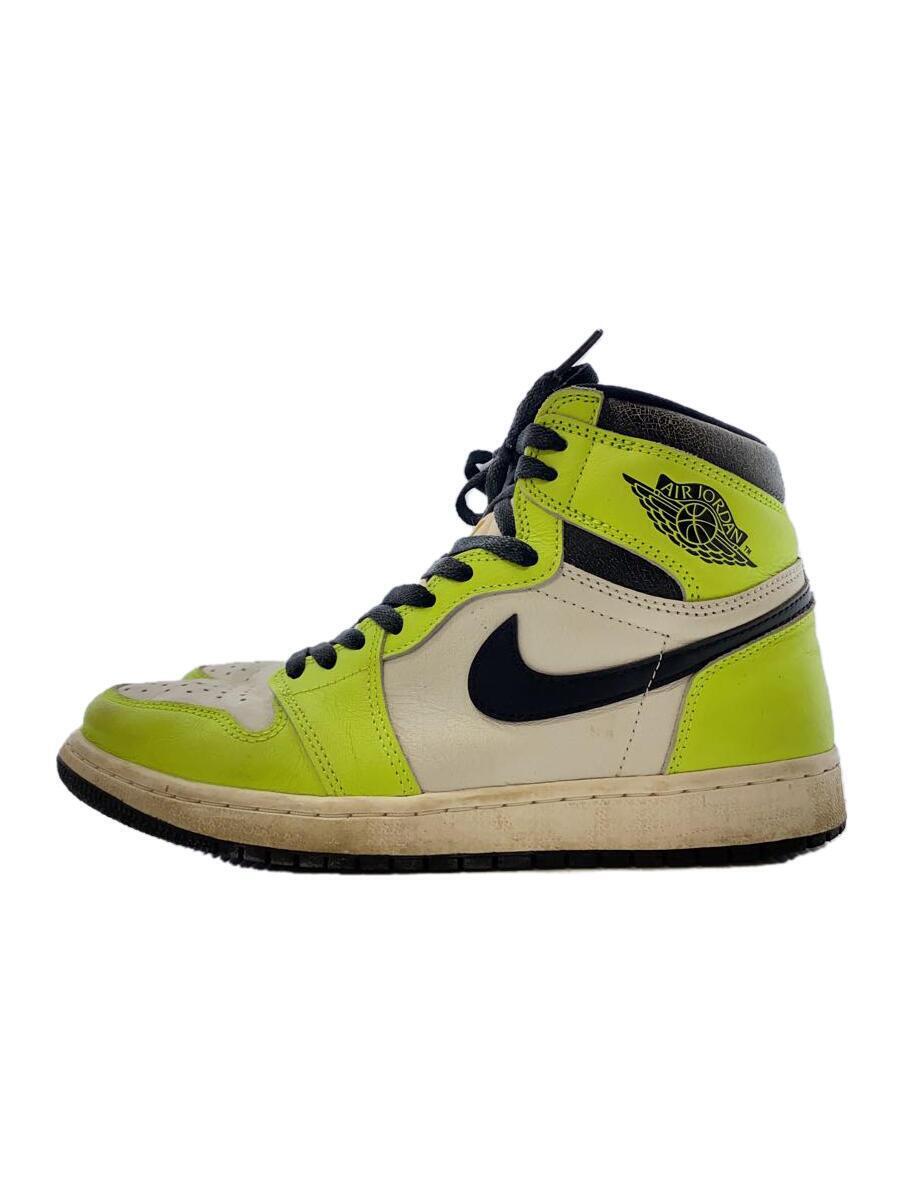 NIKE◆AIR JORDAN 1 RETRO HIGH OG_エアジョーダン 1 レトロ ハイ OG/27cm/YLW_画像1