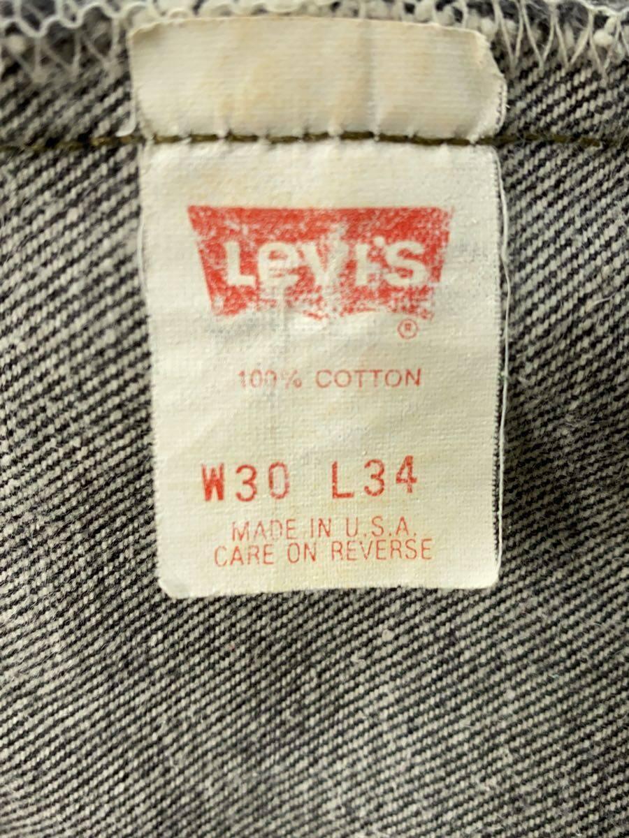 Levi’s◆ショートパンツ/30/ツイード/GRY/無地/501-0658_画像5