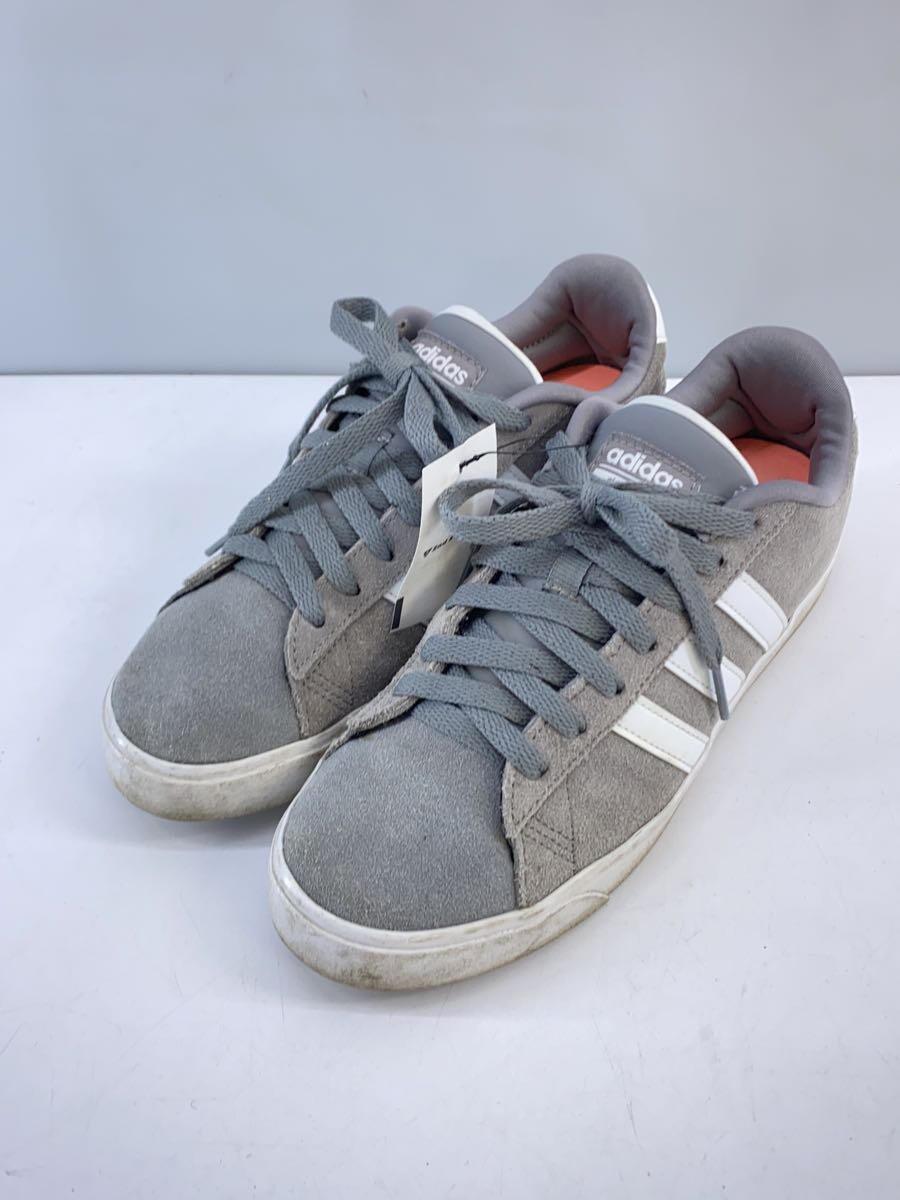 adidas◆ローカットスニーカー/24cm/GRY/スウェード/pgd789006_画像2