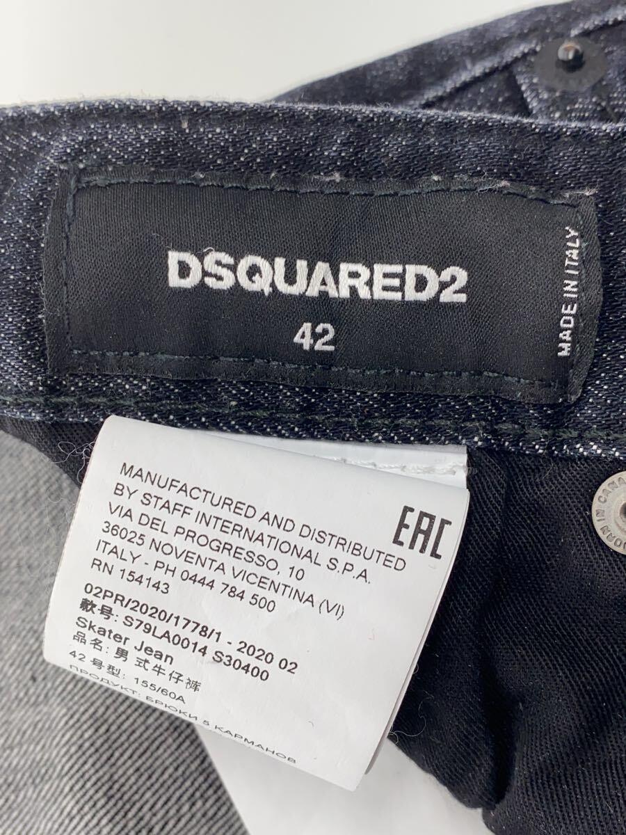 DSQUARED2◆スキニーパンツ/42/コットン/BLK/S79LA0014_画像4