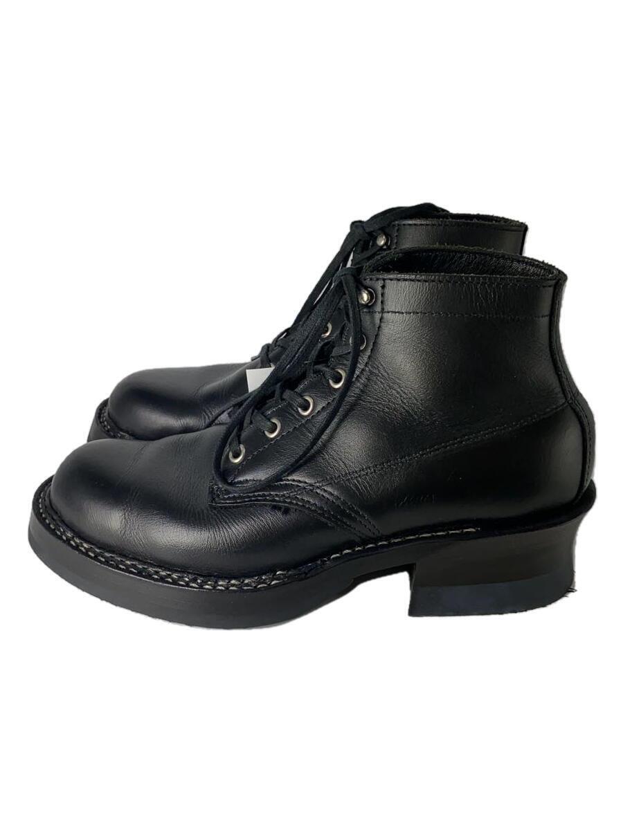 WHITE’S BOOTS◆レースアップブーツ/US7/BLK/牛革/2332-L//_画像1