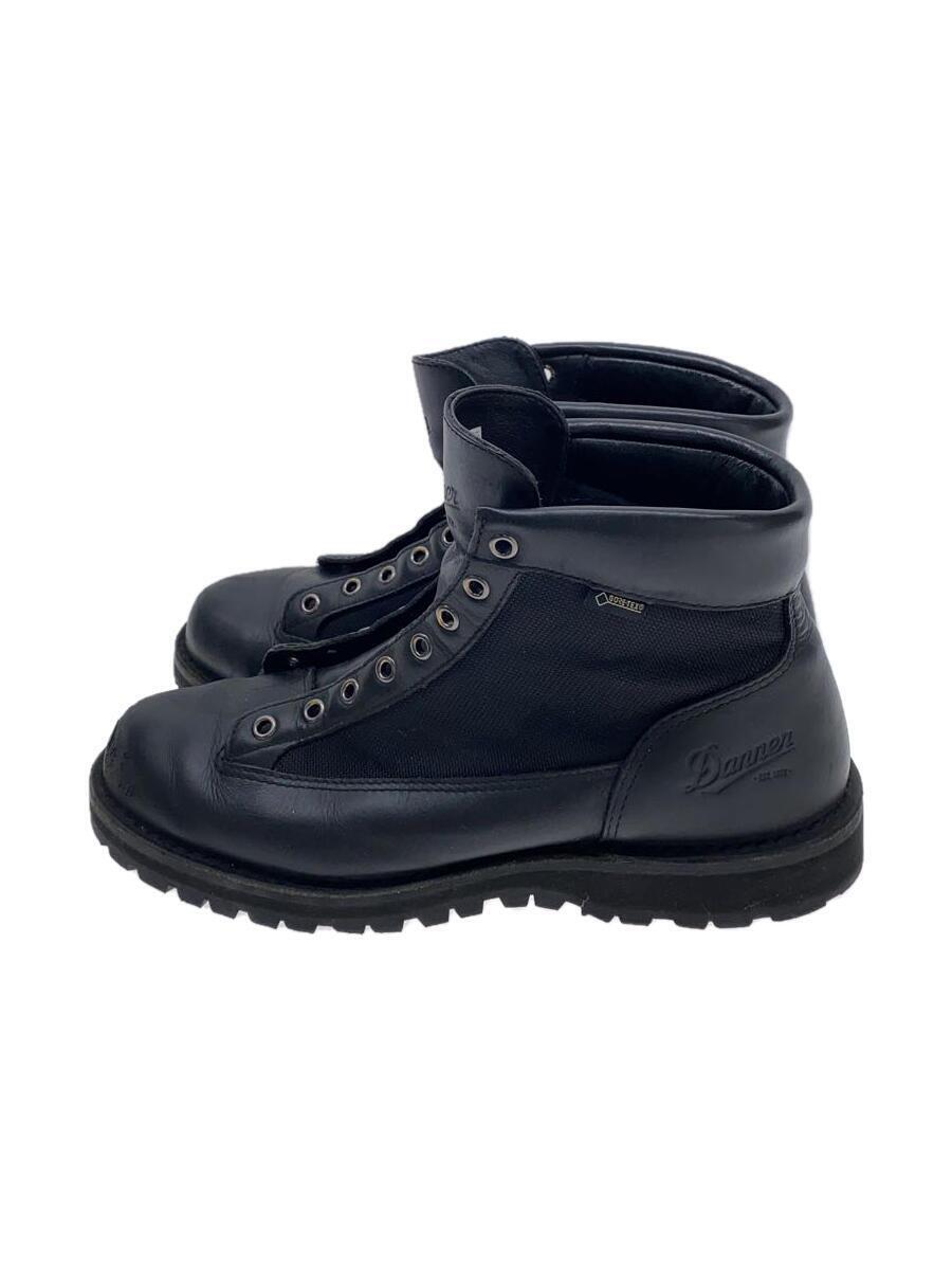 Danner◆D121003/DANNER FIELD/BLACK/570536/ブーツ/US9/BLK/ゴアテックス/紐欠_画像1