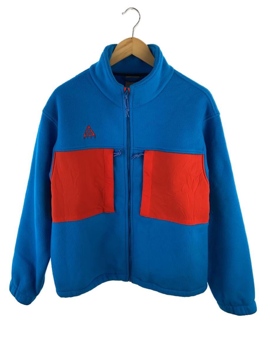 NIKE ACG◆AS M MICRO FLEECE JACKET/M/ポリエステル/BLU/無地/BQ7198-411_画像1