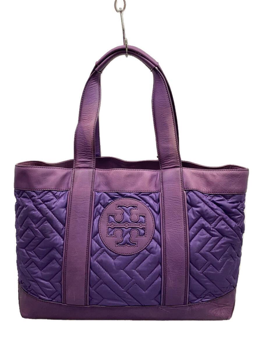 TORY BURCH◆トートバッグ/レザー/PUP_画像1