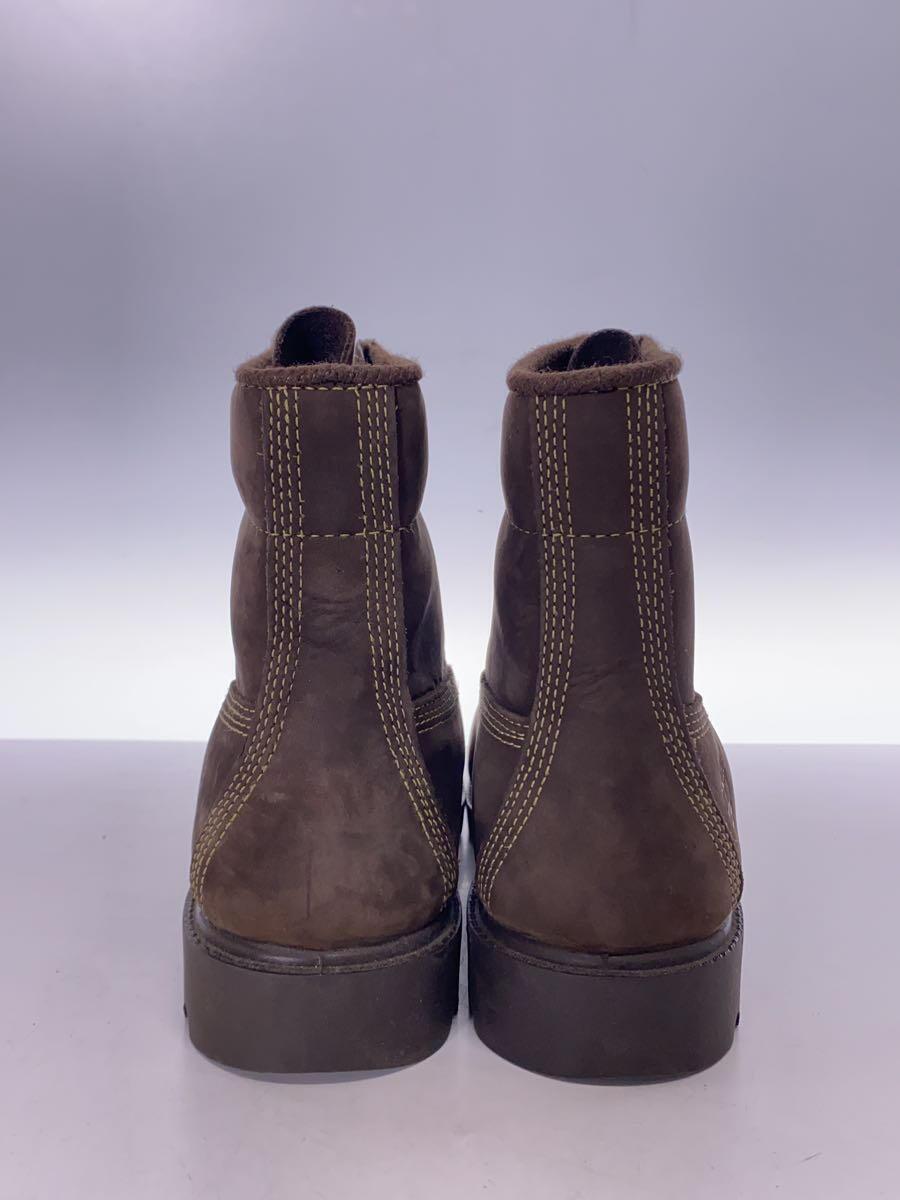 Timberland◆レースアップブーツ/US8/BRW/レザー/22577 5840_画像6