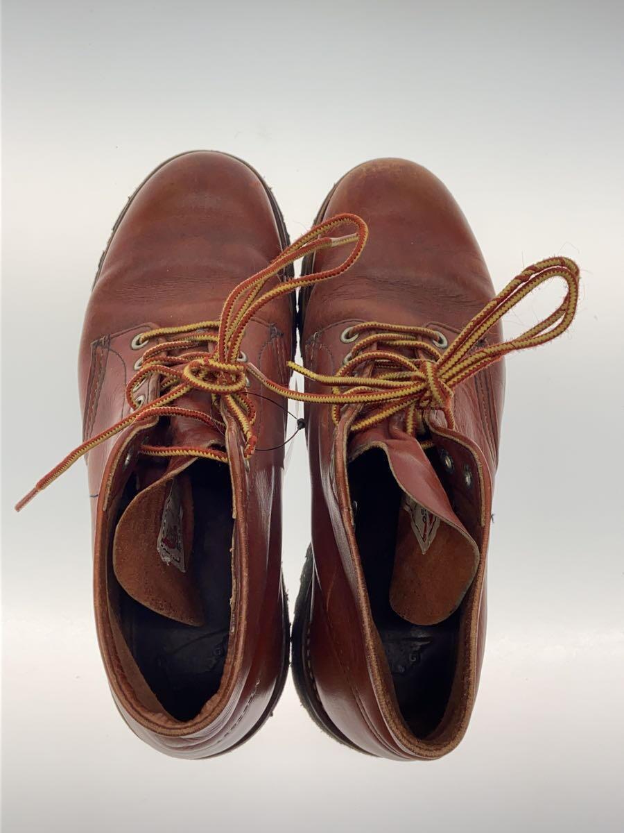 RED WING◆レースアップブーツ/US8.5/ブラウン/8166/CLASSIC ROUND_画像3