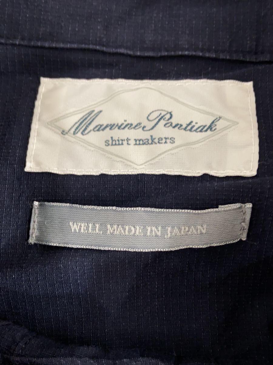 Marvine Pontiak shirts makers◆長袖シャツ/one/コットン/NVY/MPSM-1909S_画像3