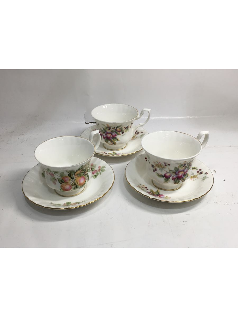 Royal Albert◆カップ&ソーサー/3客/※金彩剥がれなど状態考慮_画像1