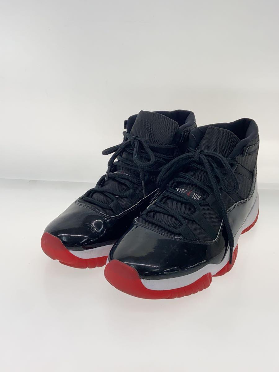 NIKE◆AIR JORDAN 11 RETRO/エアジョーダン11レトロ/ブラック/378037-061/29cm/BLK_画像2