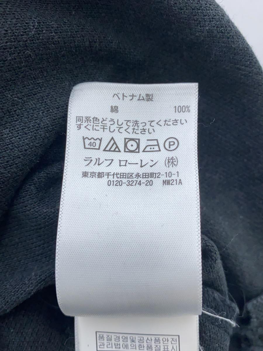 POLO RALPH LAUREN◆ポロシャツ/XL/コットン/BLK_画像4