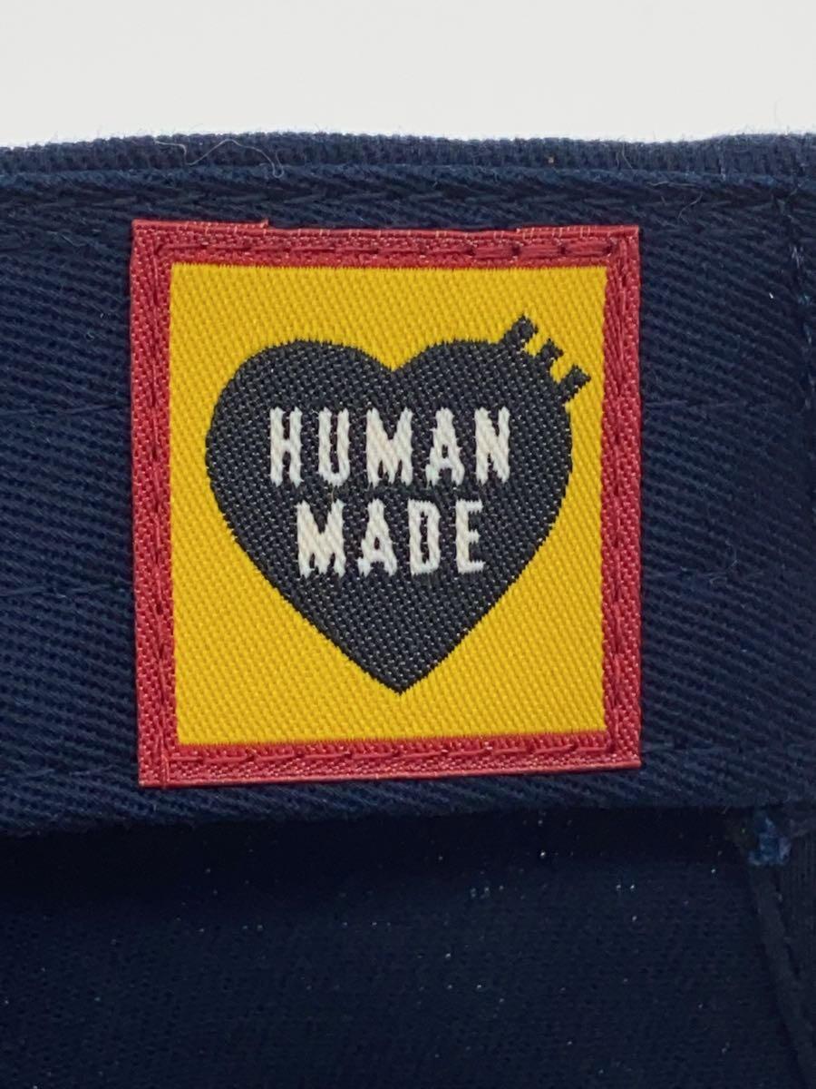 HUMAN MADE◆6PANEL TWILL CAP/キャップ/FREE/コットン/ネイビー/メンズ_画像5