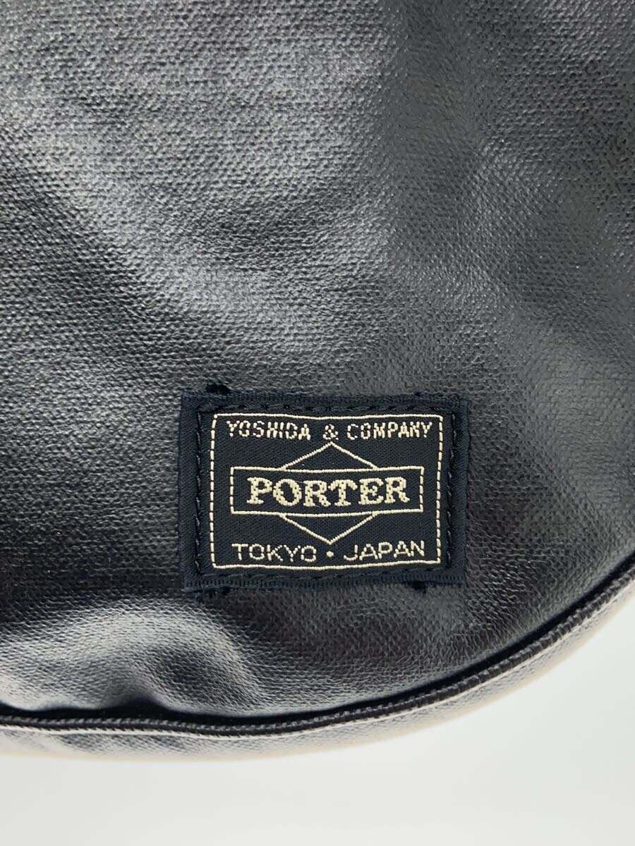 PORTER◆ショルダーバッグ/PVC/BLK/無地/707-07186_画像5