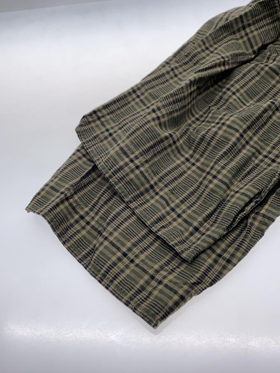 Engineered Garments◆半袖シャツ/-/-/BRW/チェック/Bush Shirts_画像5