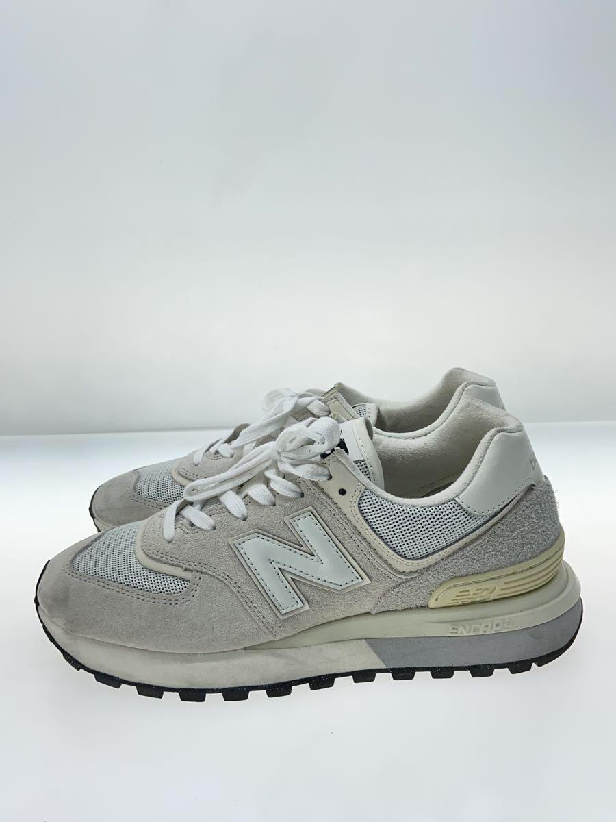 NEW BALANCE◆574_LEGACY GL_ローカットスニーカー/26cm/WHT/スウェード/U574LGGL_画像1