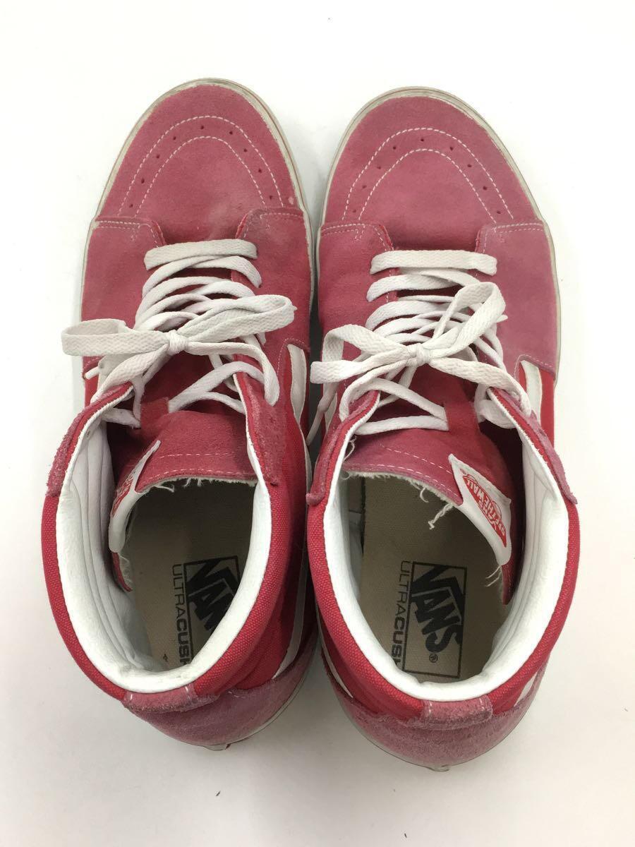 VANS◆ハイカットスニーカー/30cm/RED/スウェード/SK8-HI_画像3